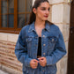 Veste en jean Love