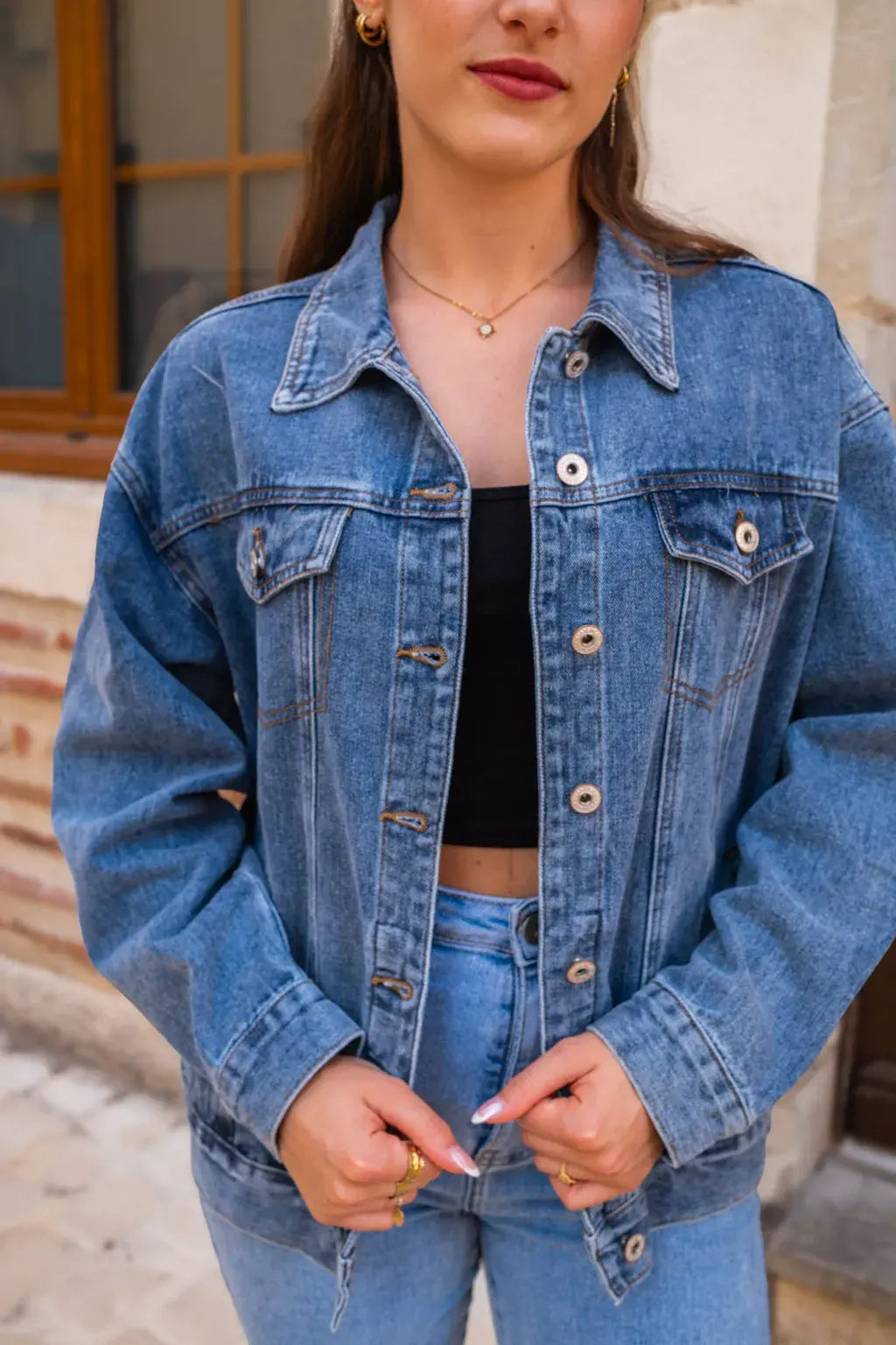 Veste en jean Love
