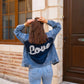 Veste en jean Love