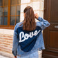 Veste en jean Love