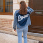 Veste en jean Love