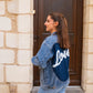 Veste en jean Love