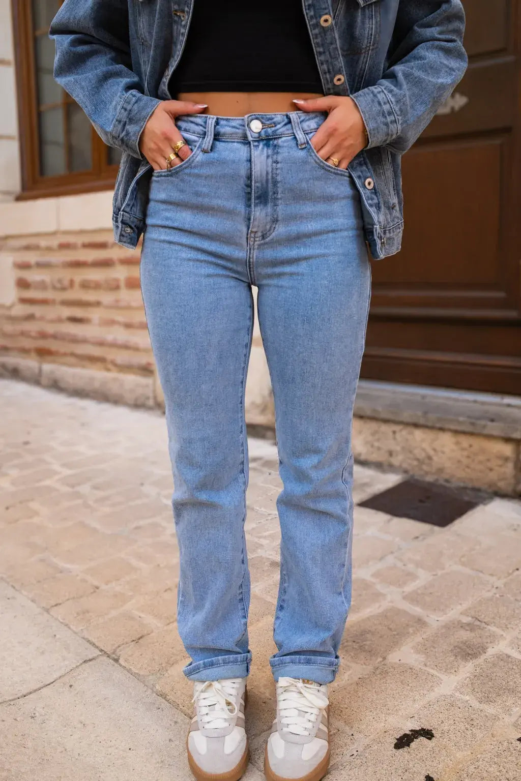 Jean straight Warry