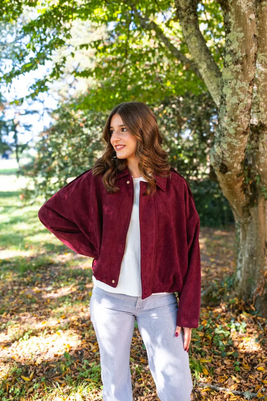 Veste Taoh bordeaux