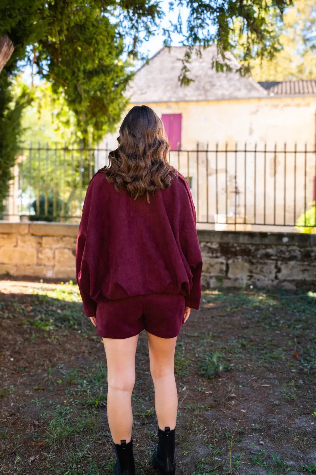 Veste Taoh bordeaux