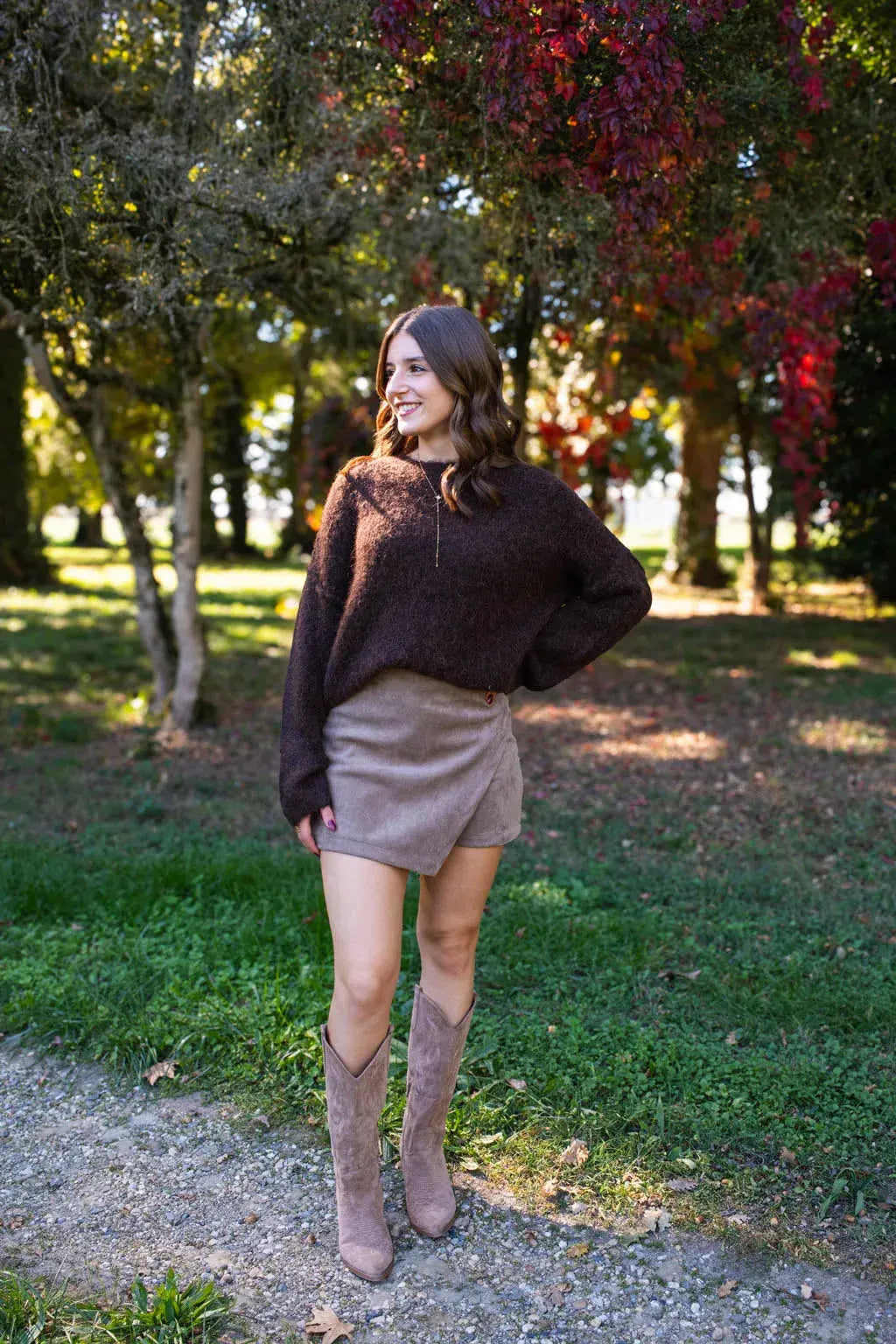 Pull Milene chocolat