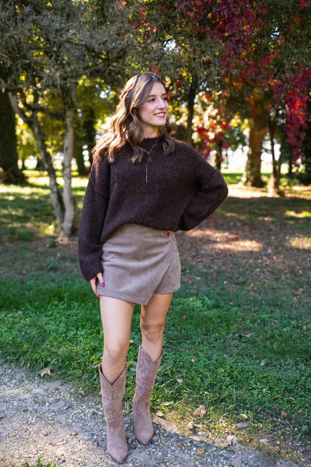 Pull Milene chocolat