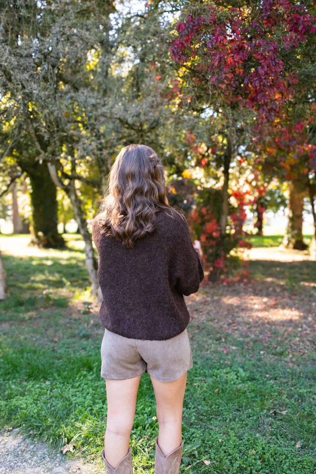 Jupe-short Diaz taupe