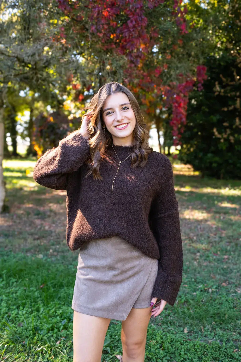 Pull Milene chocolat
