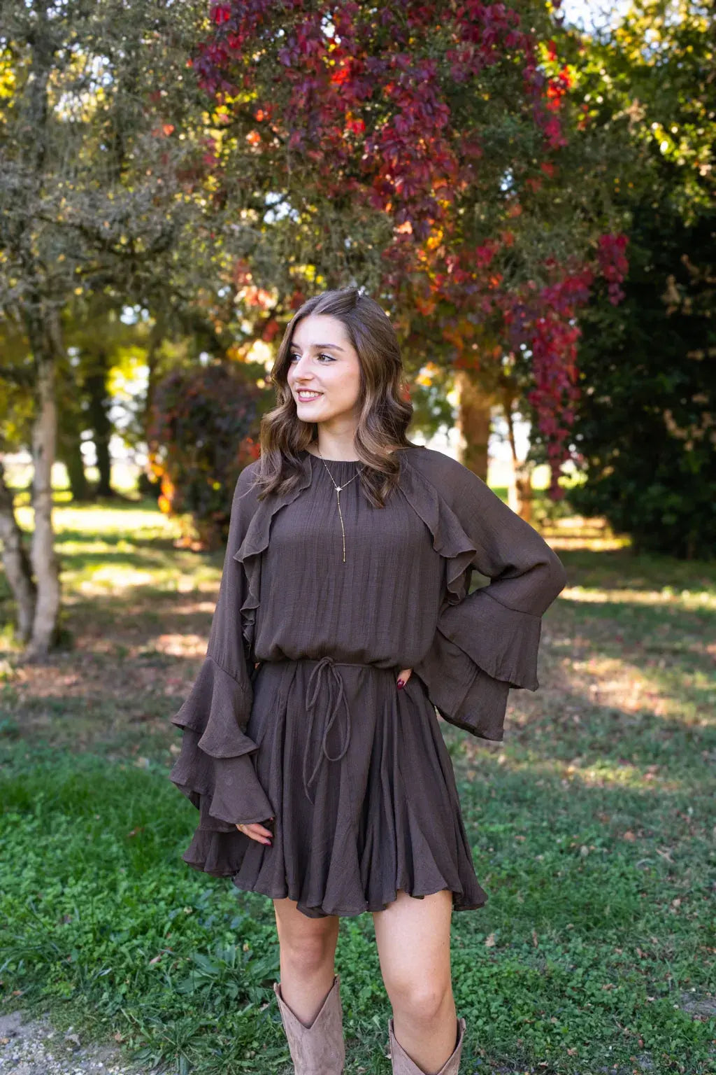 Robe Chiara chocolat