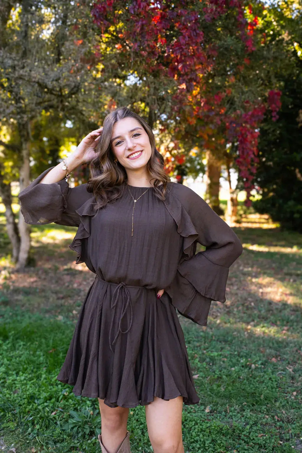 Robe Chiara chocolat