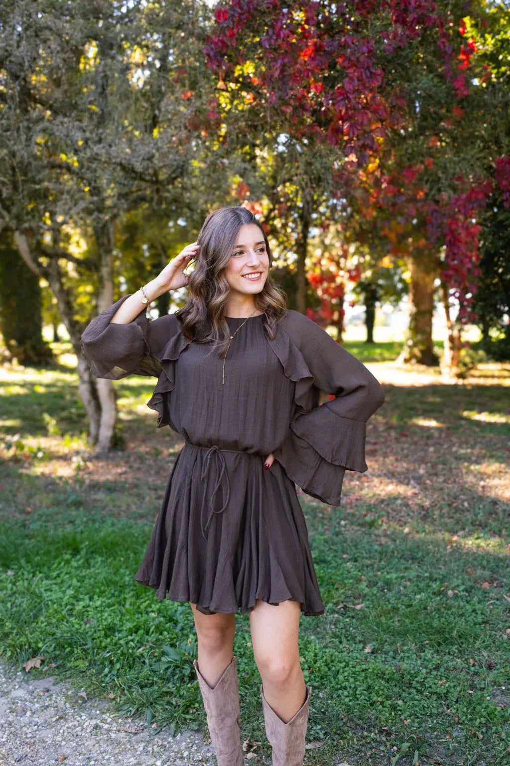 Robe Chiara chocolat