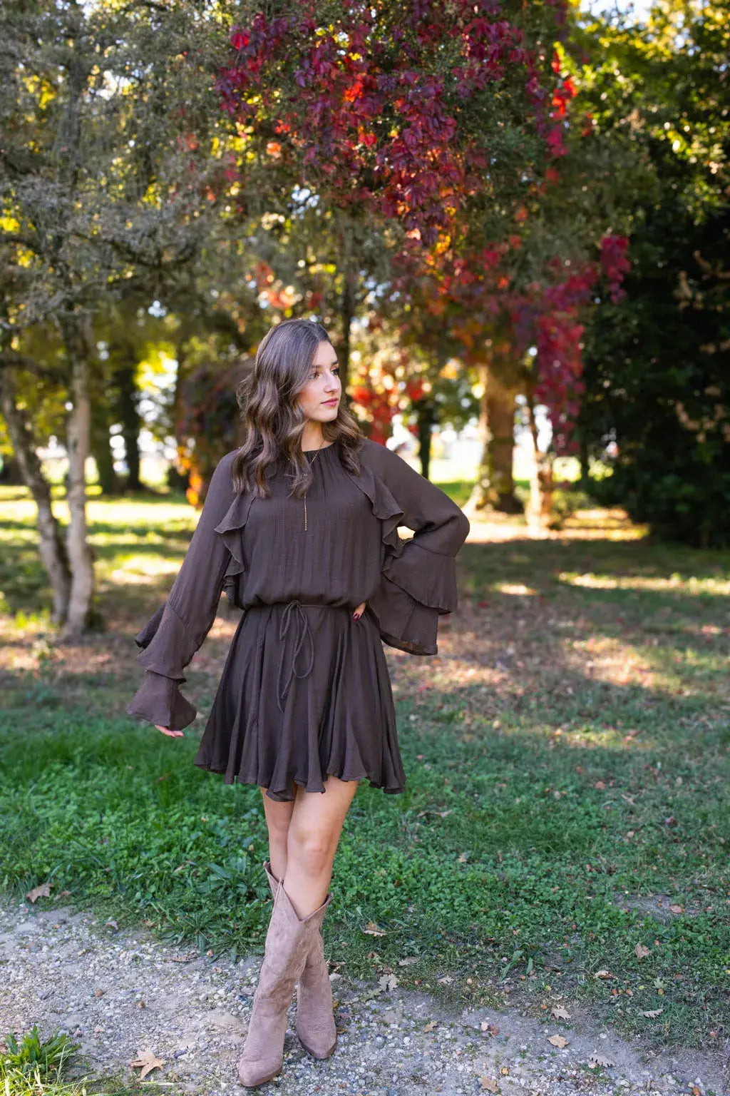 Robe Chiara chocolat