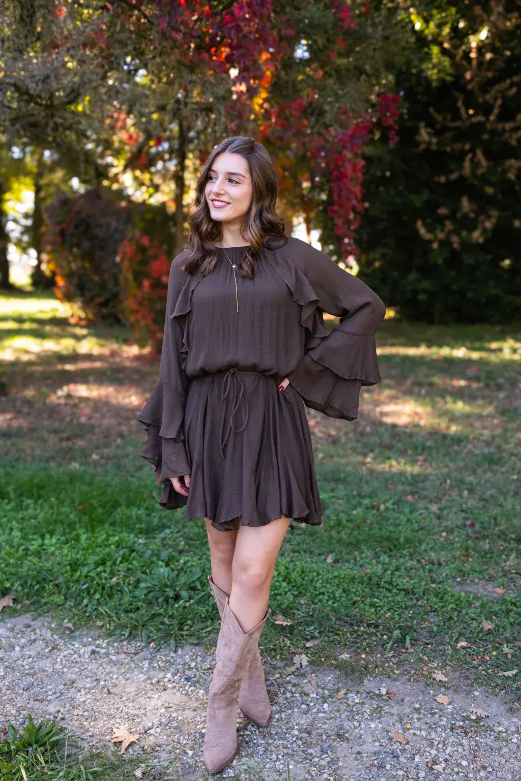 Robe Chiara chocolat