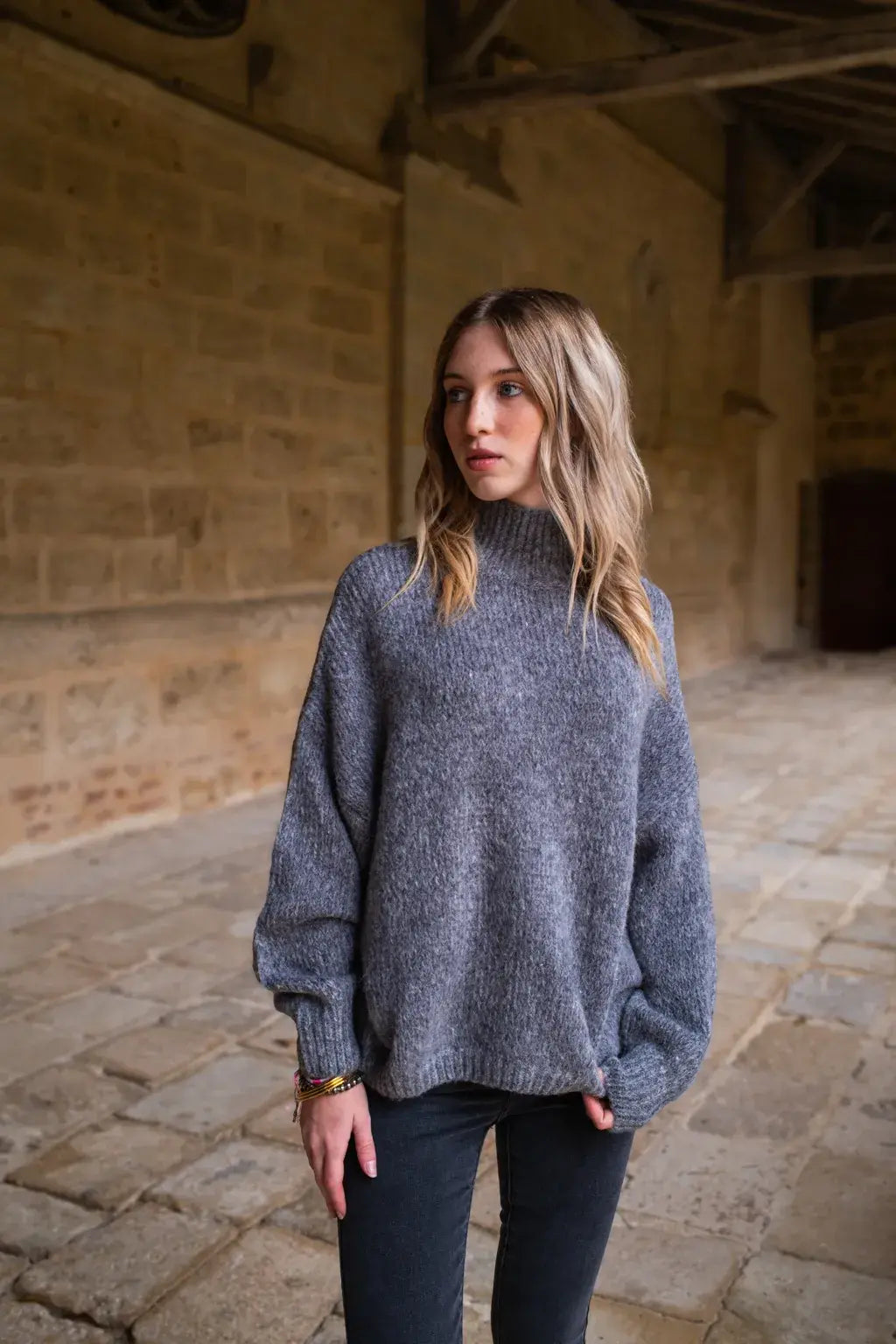 Pull Karine gris