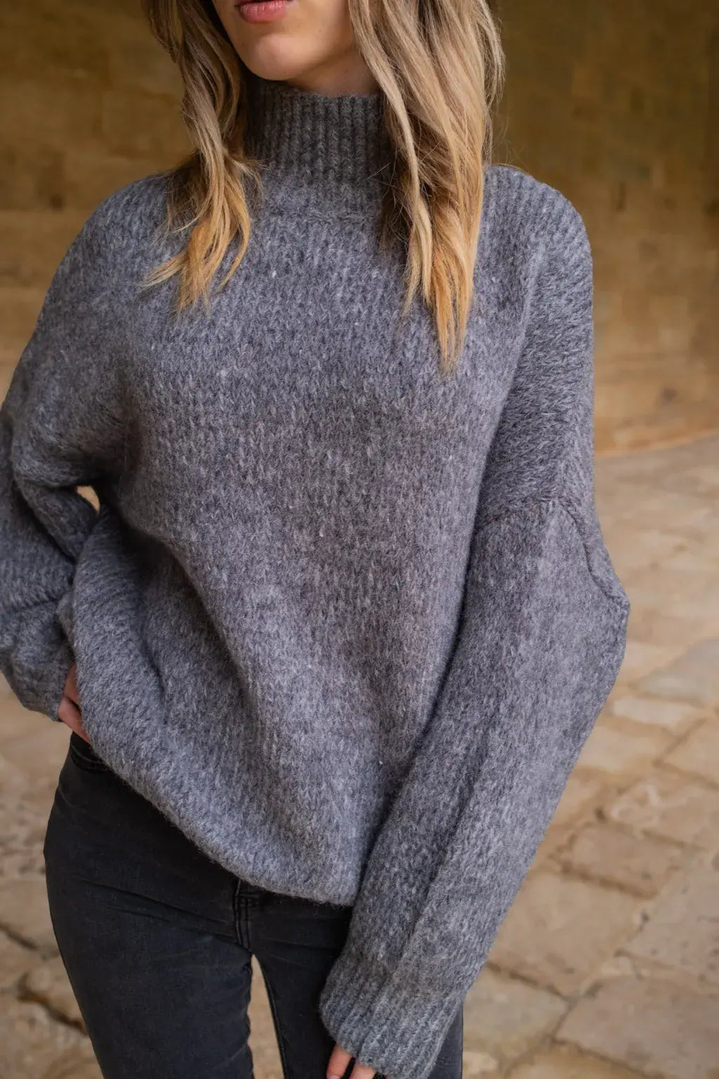 Pull Karine gris
