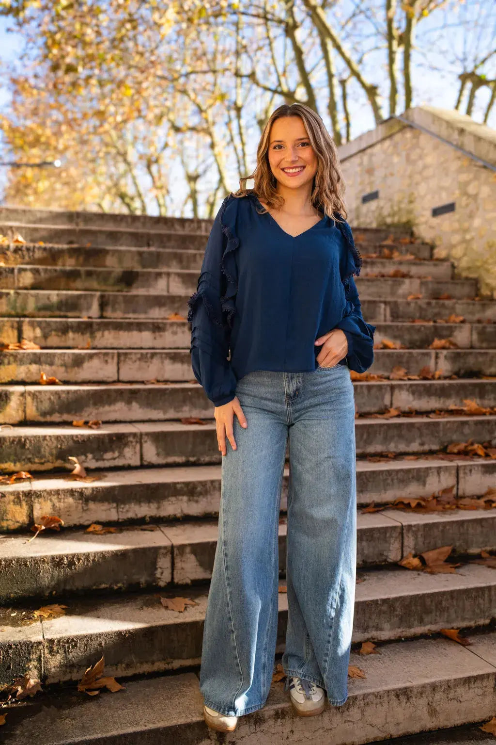 Blouse Alexandra marine