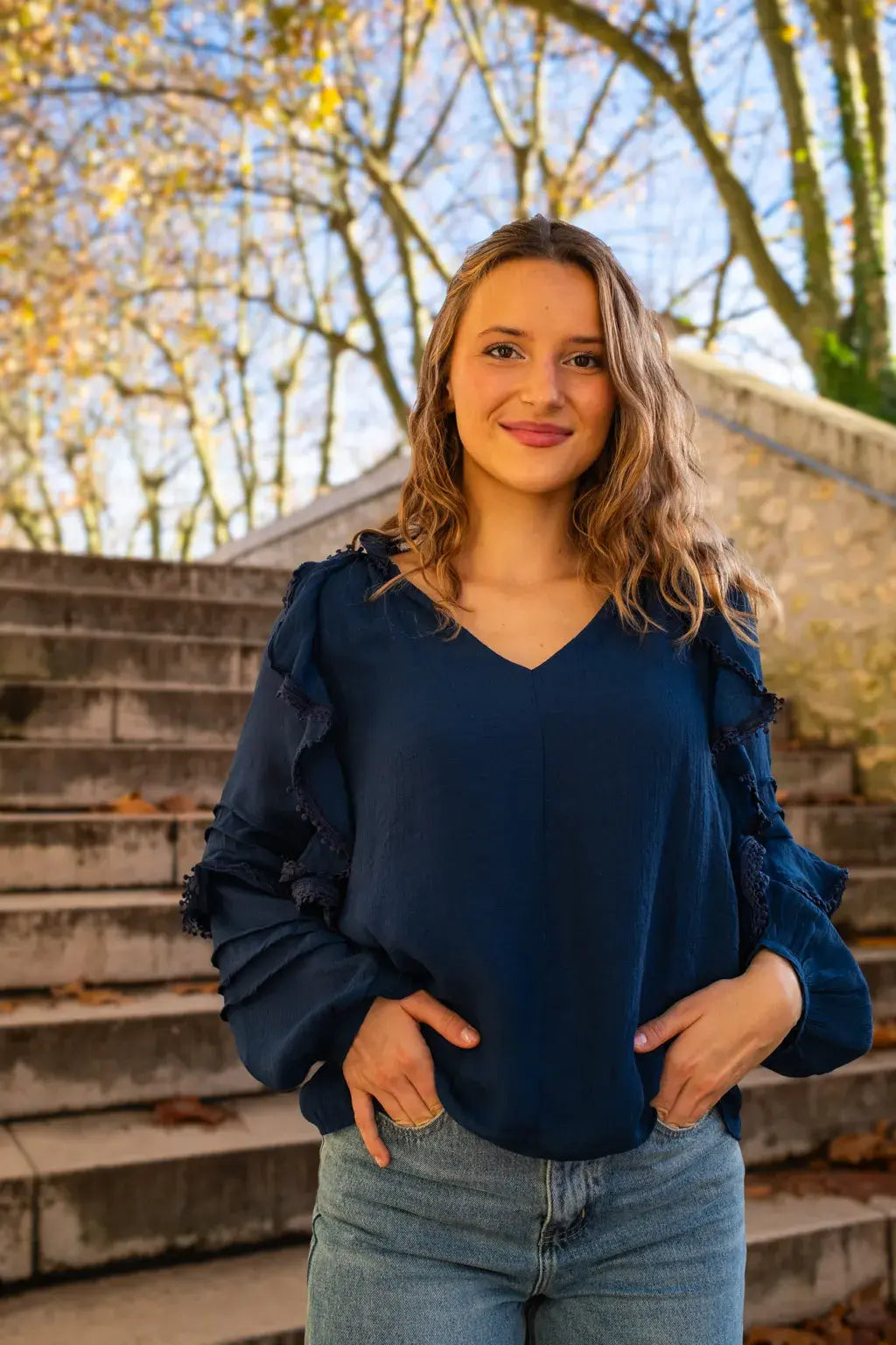 Blouse Alexandra marine