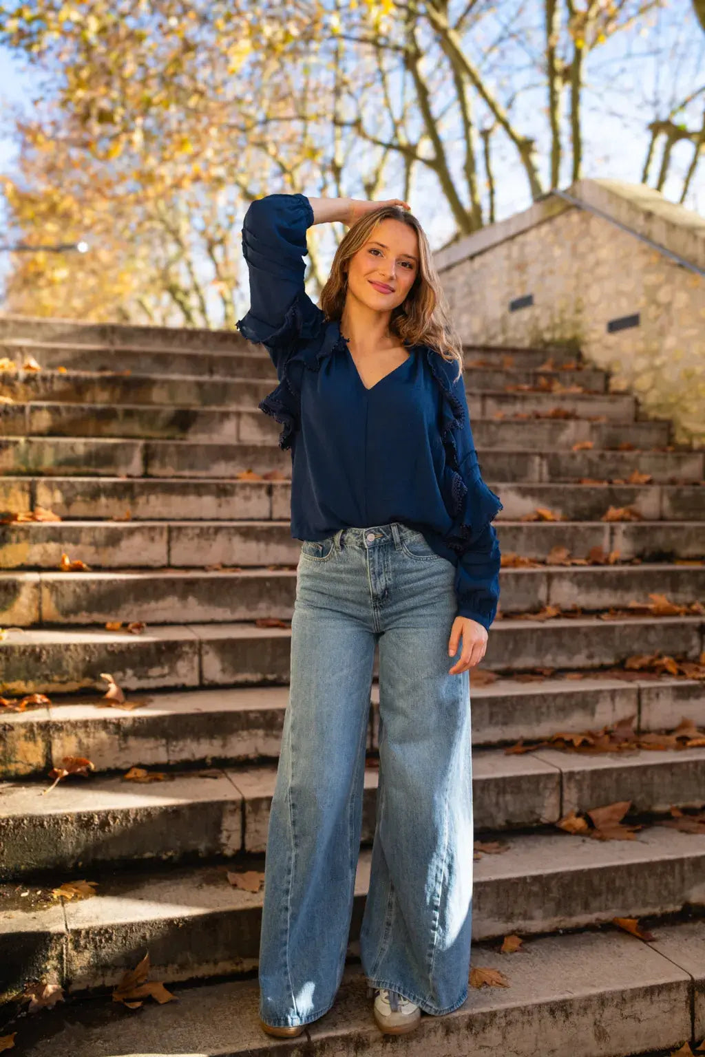 Blouse Alexandra marine