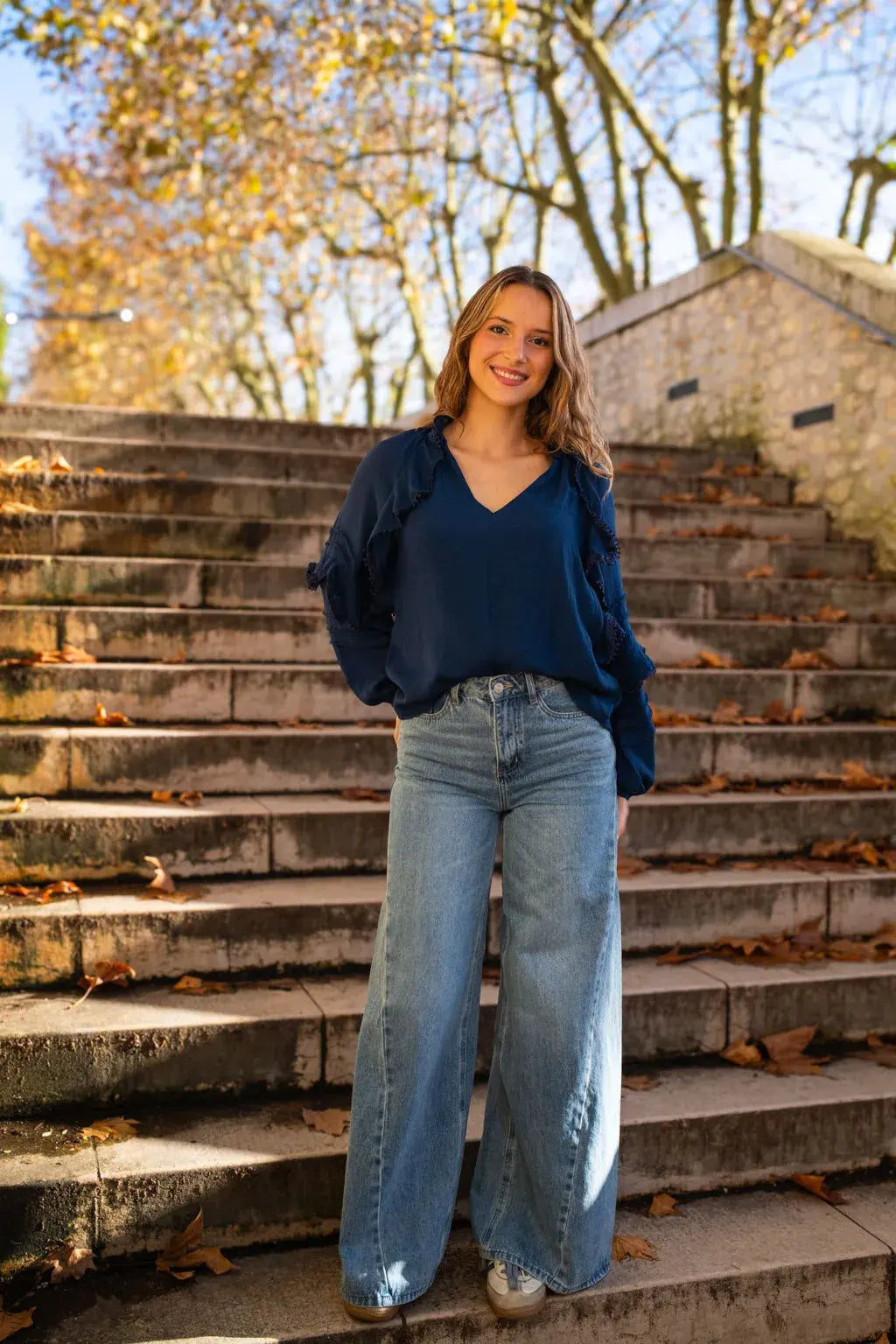 Blouse Alexandra marine