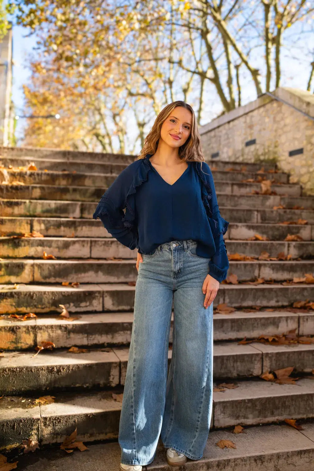 Blouse Alexandra marine