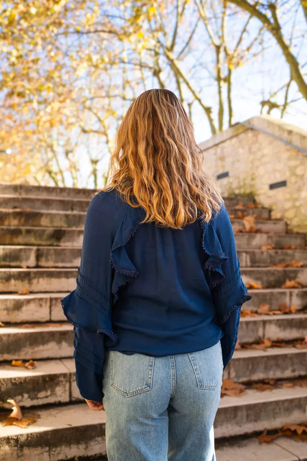 Blouse Alexandra marine