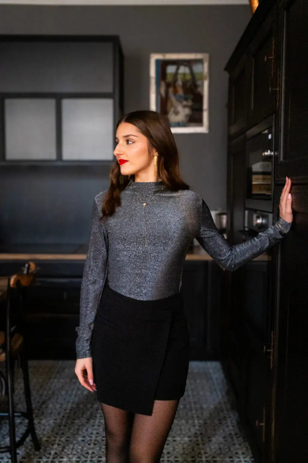 Jupe-short Olivia noire