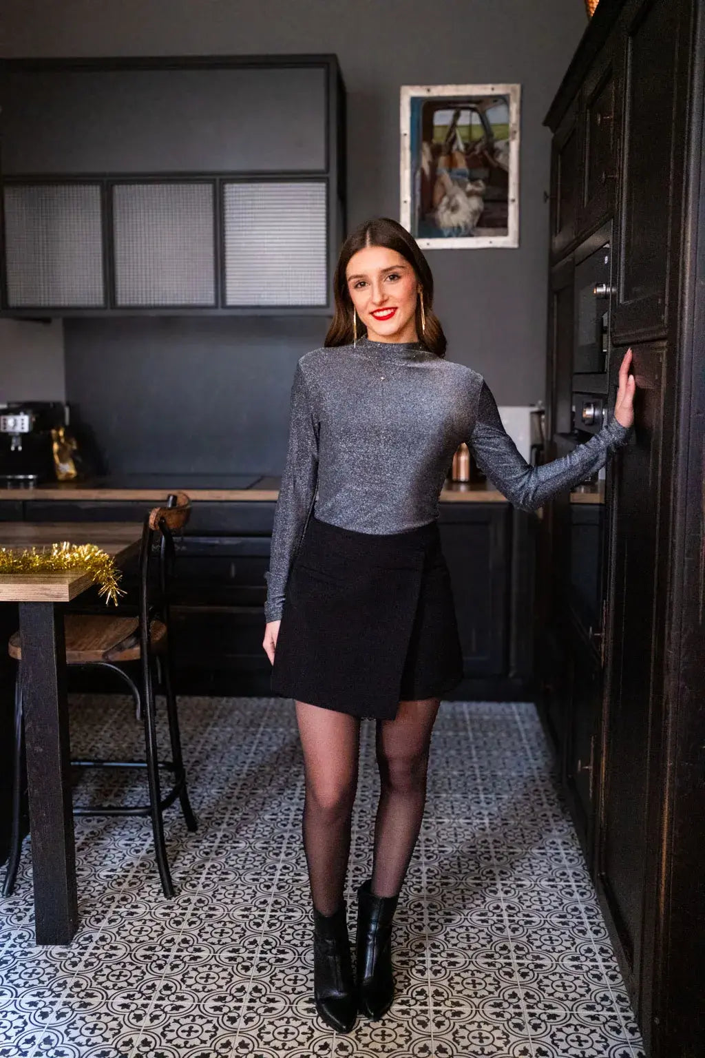 Jupe-short Olivia noire