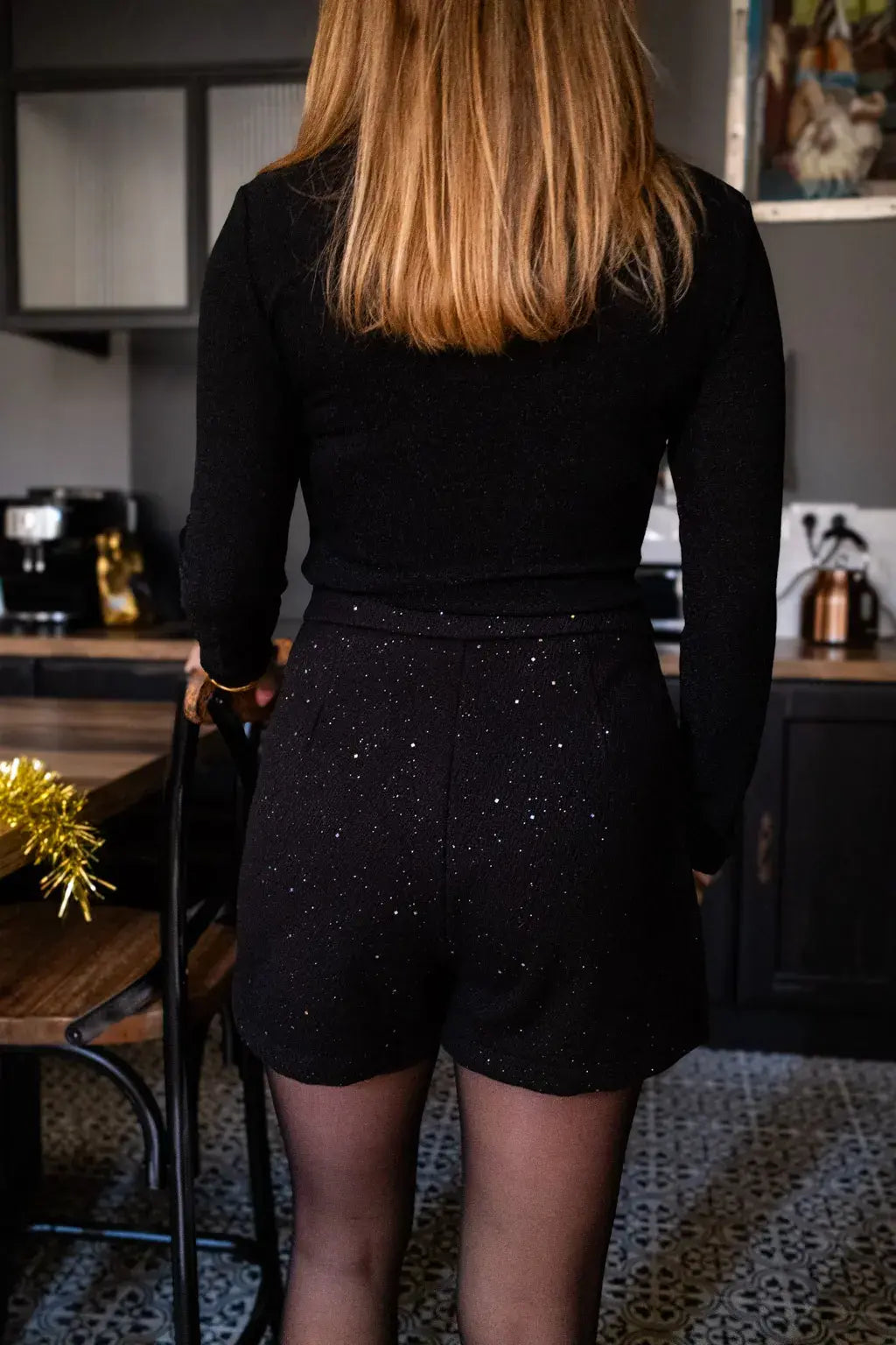 Jupe-short Aubane noire