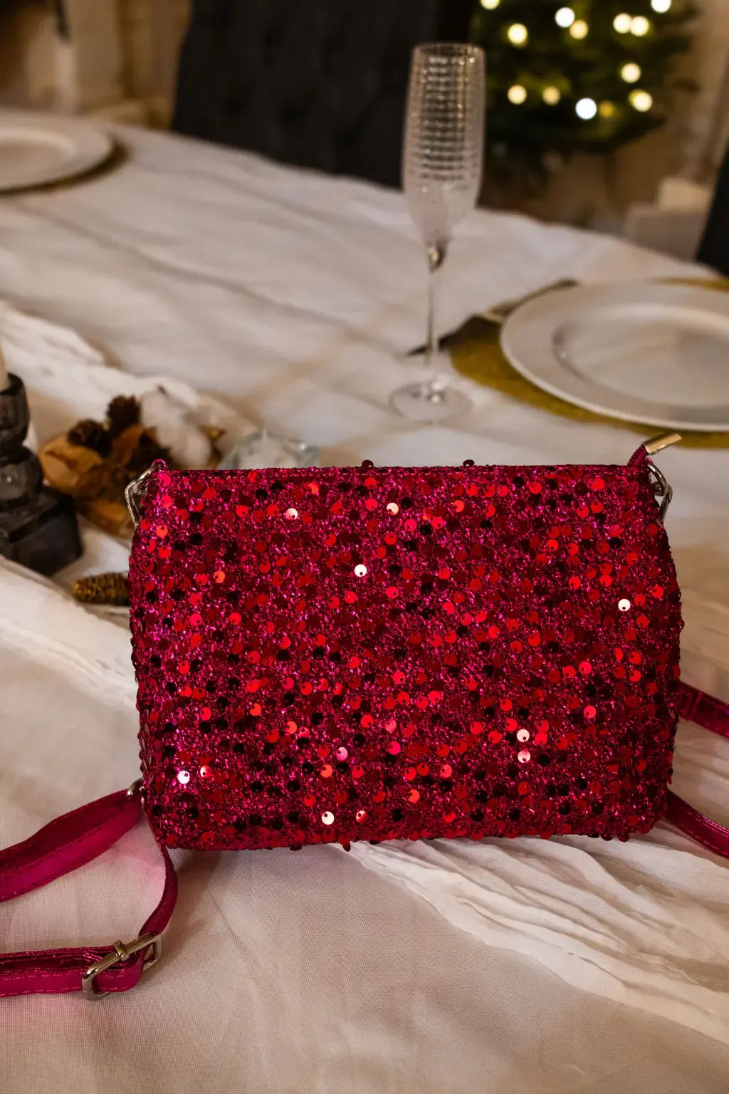 Pochette Eloa fuchsia