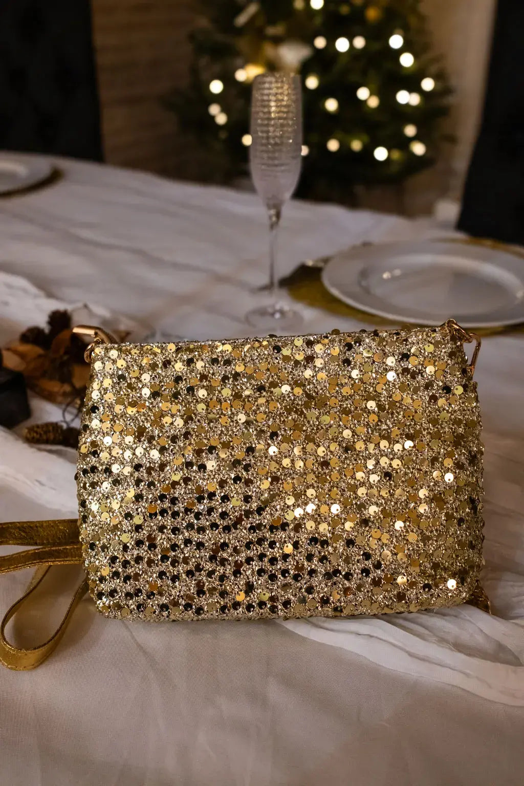 Pochette Eloa dorée