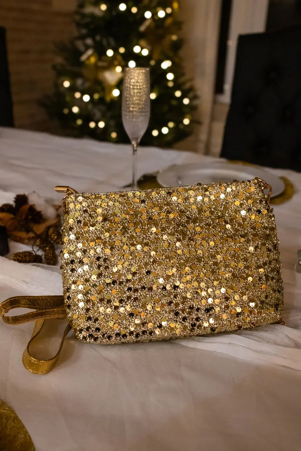 Pochette Eloa dorée