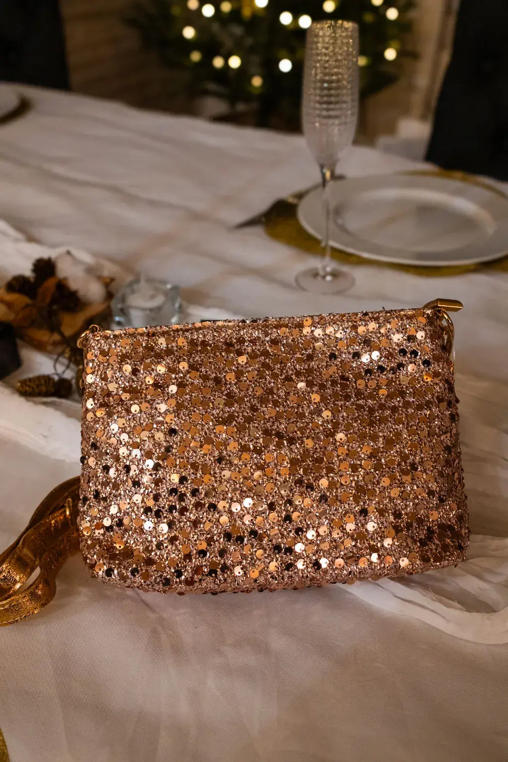 Pochette Eloa champagne