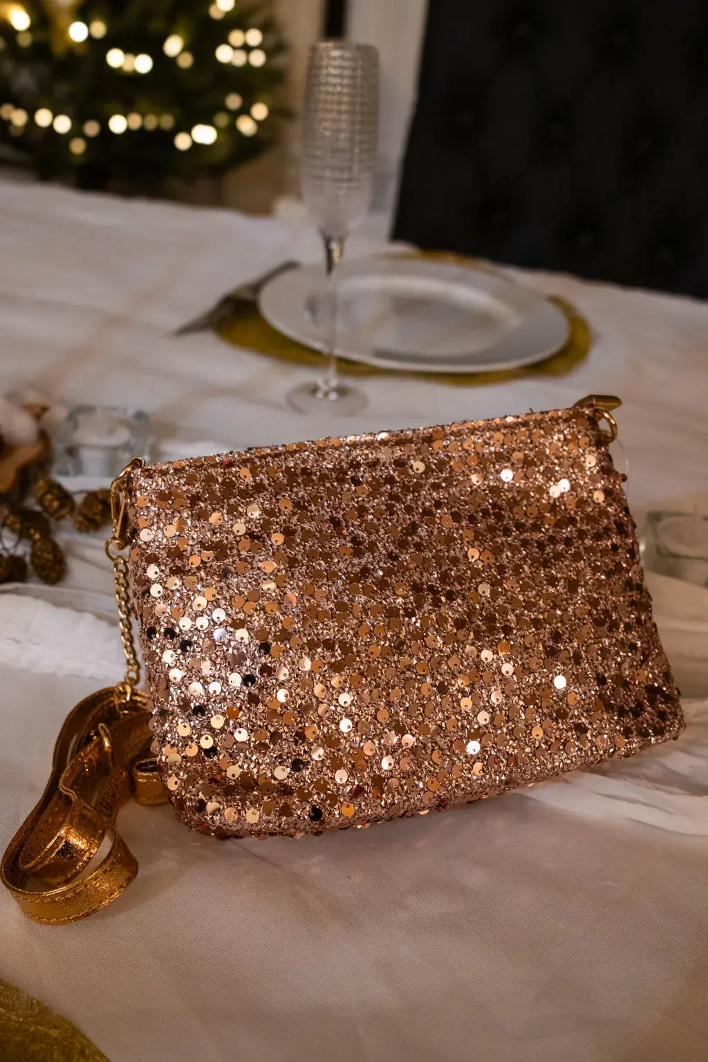 Pochette Eloa champagne