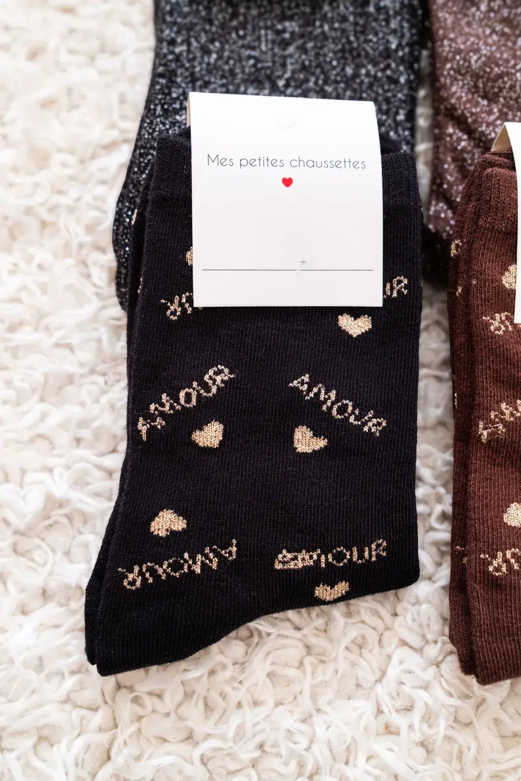 Chaussettes Amour noires