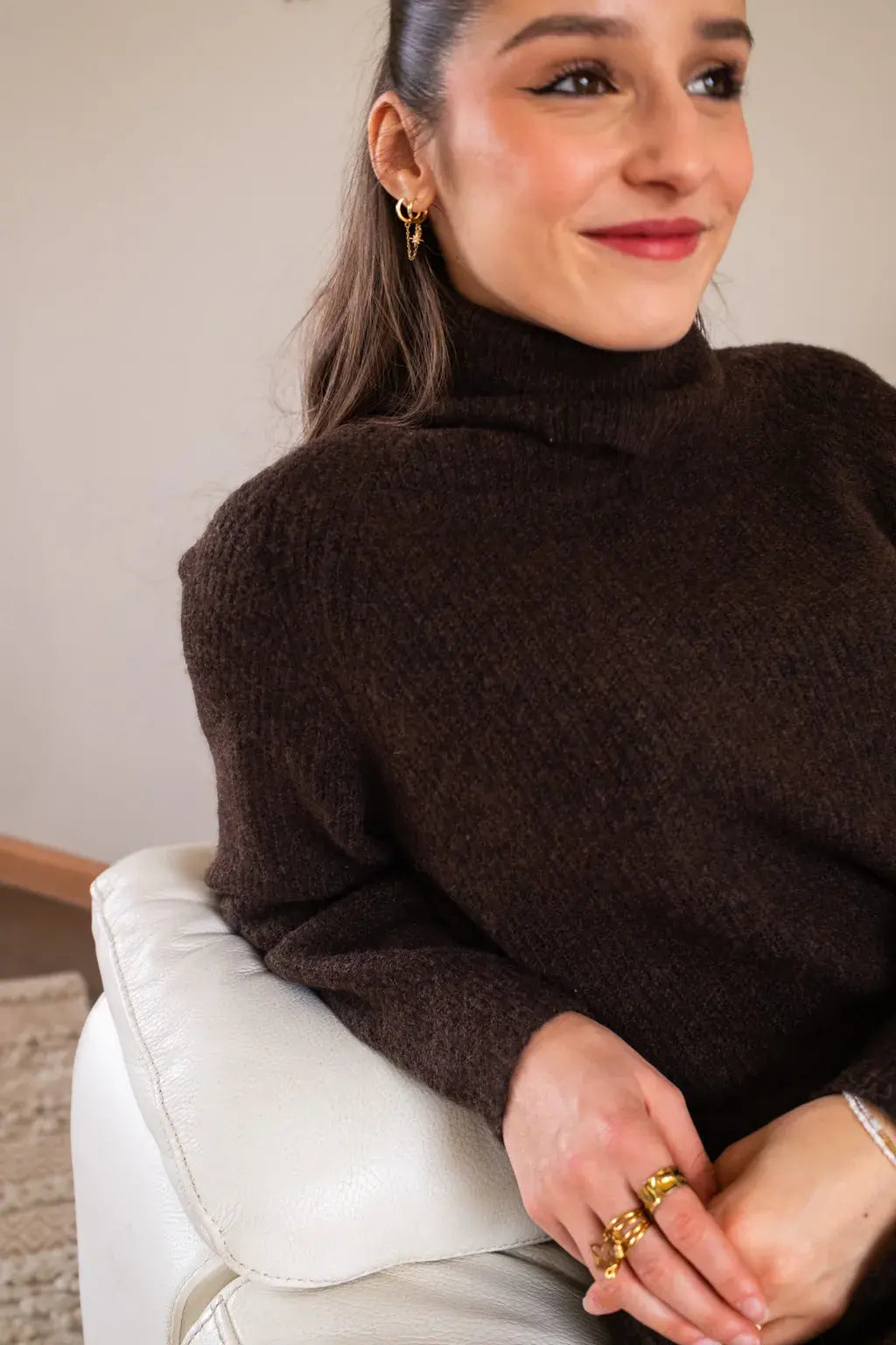 Robe pull Sya chocolat