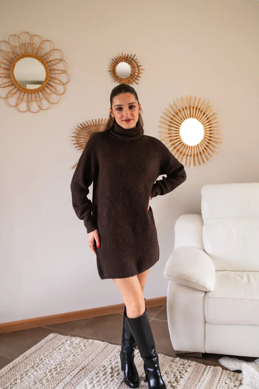 Robe pull Sya chocolat