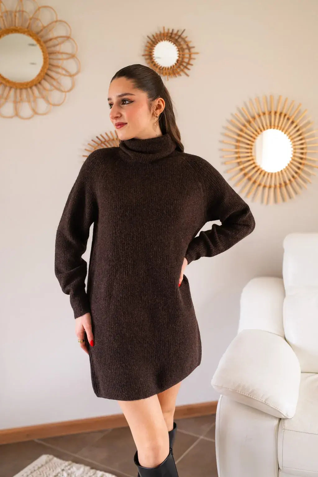 Robe pull Sya chocolat