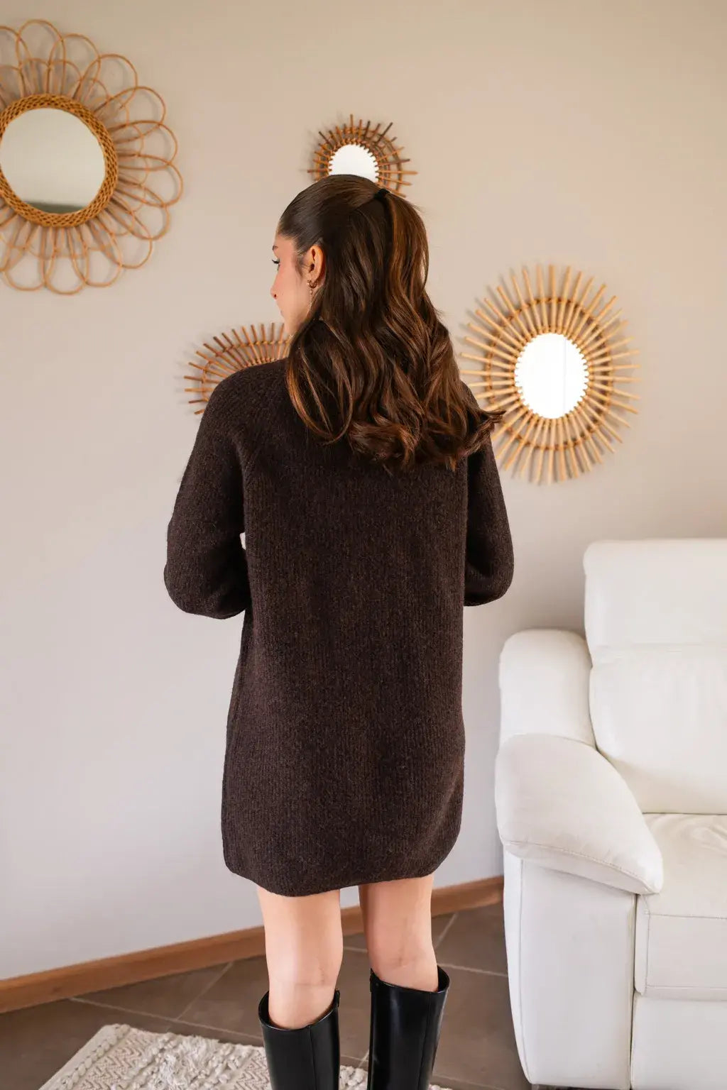Robe pull Sya chocolat