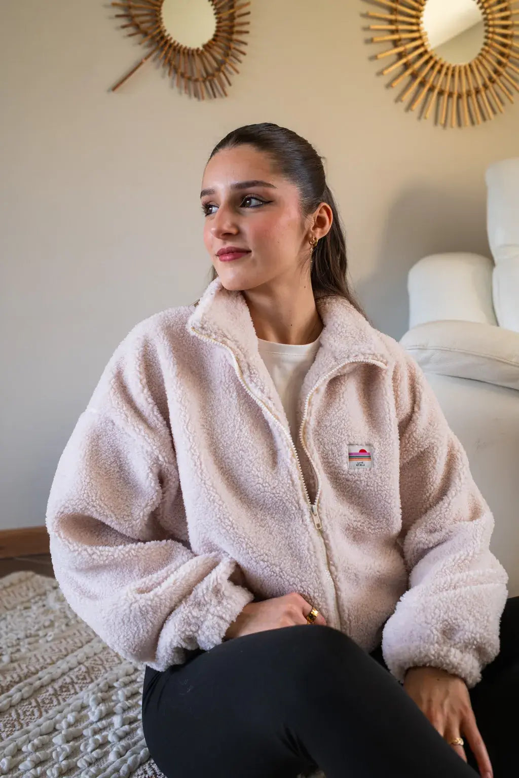 Veste polaire Sofia beige