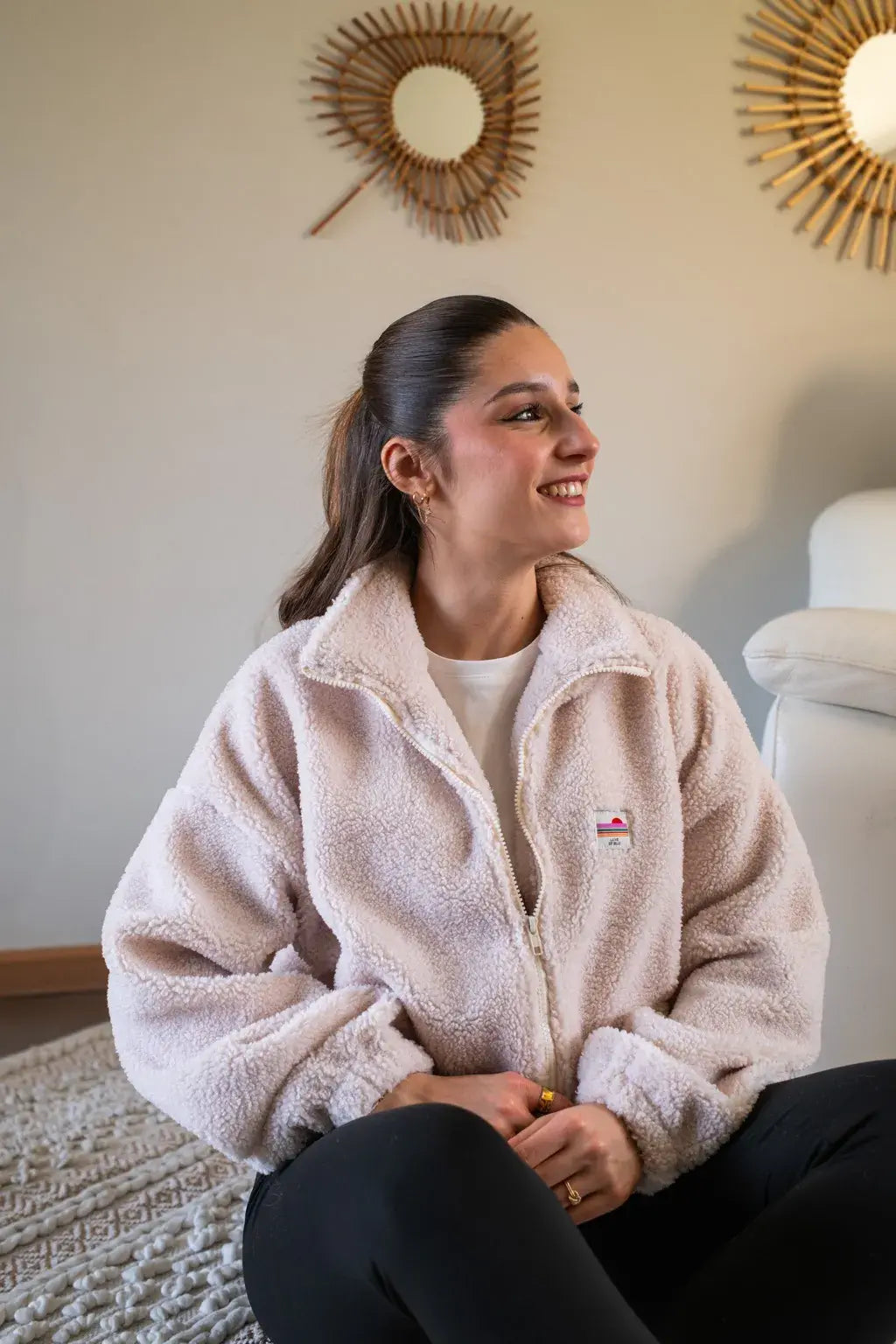 Veste polaire Sofia beige