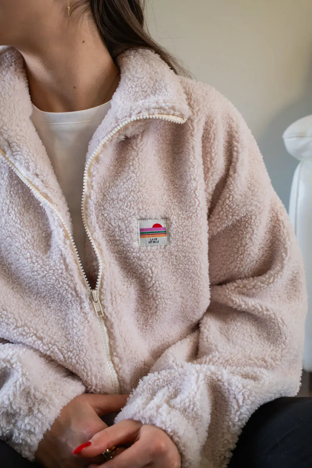 Veste polaire Sofia beige