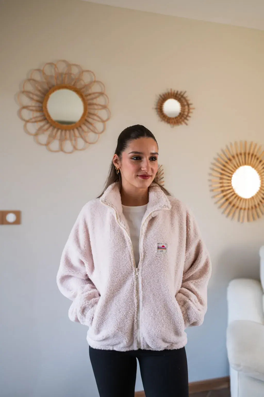 Veste polaire Sofia beige