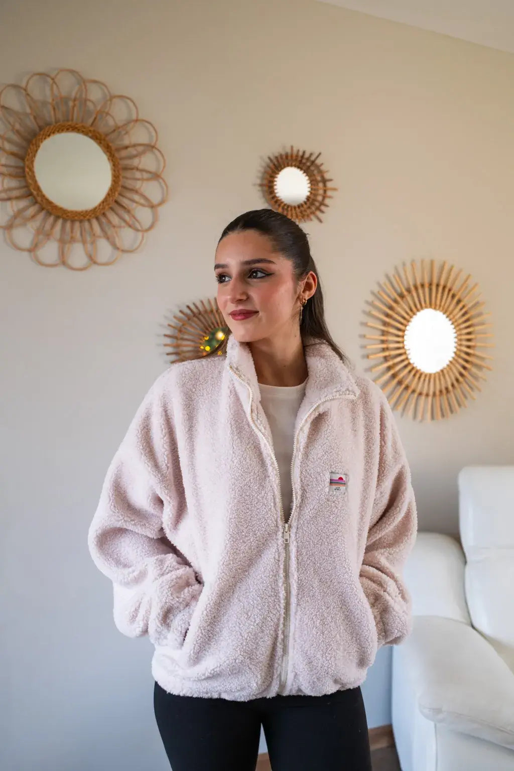 Veste polaire Sofia beige