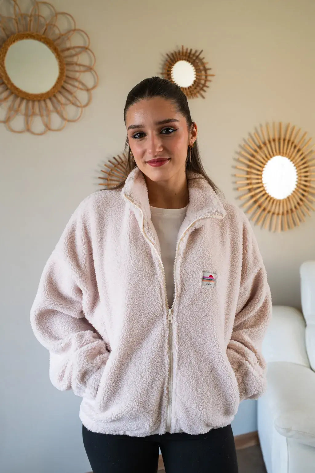 Veste polaire Sofia beige