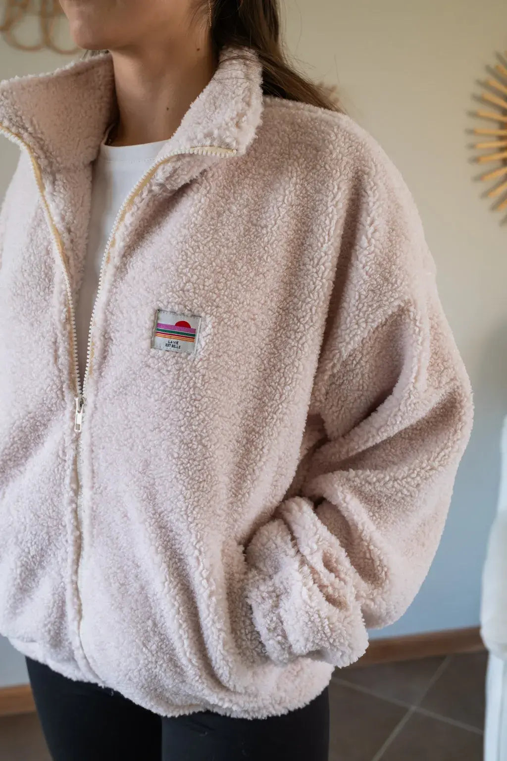 Veste polaire Sofia beige