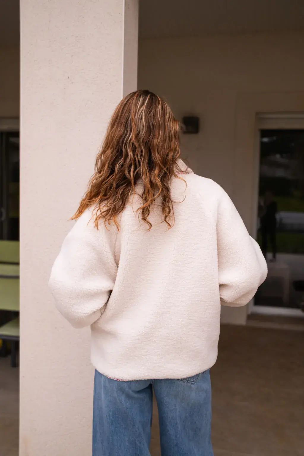 Veste réversible Suzie écru