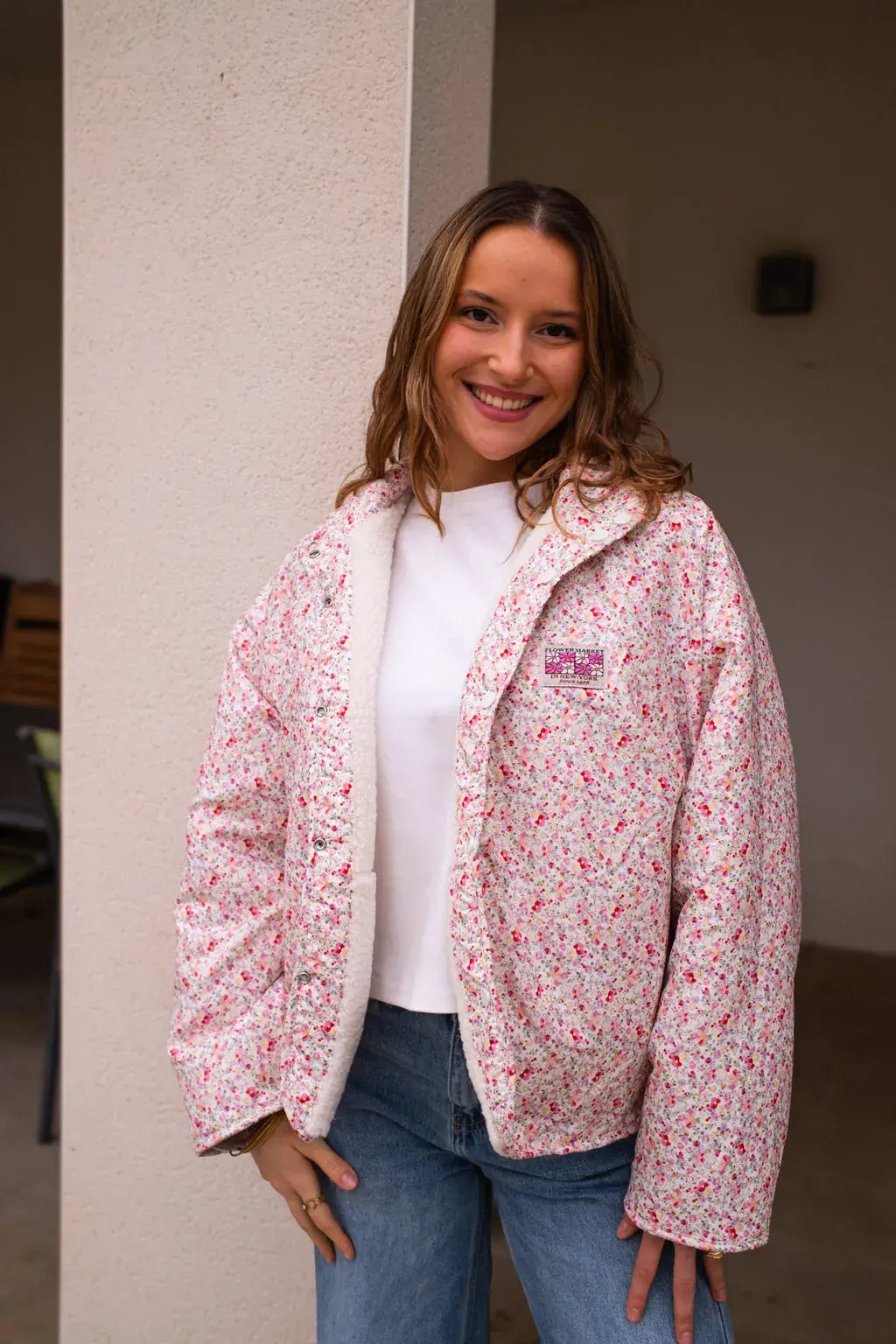 Veste réversible Suzie écru