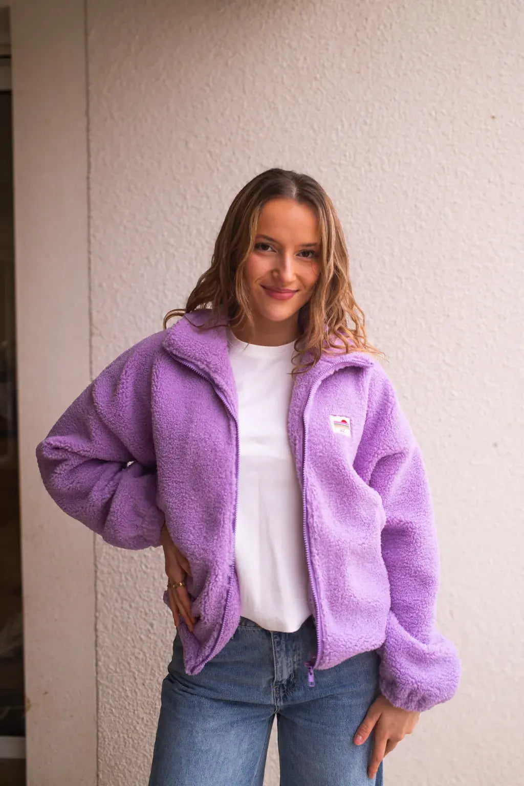 Veste polaire Sofia lilas