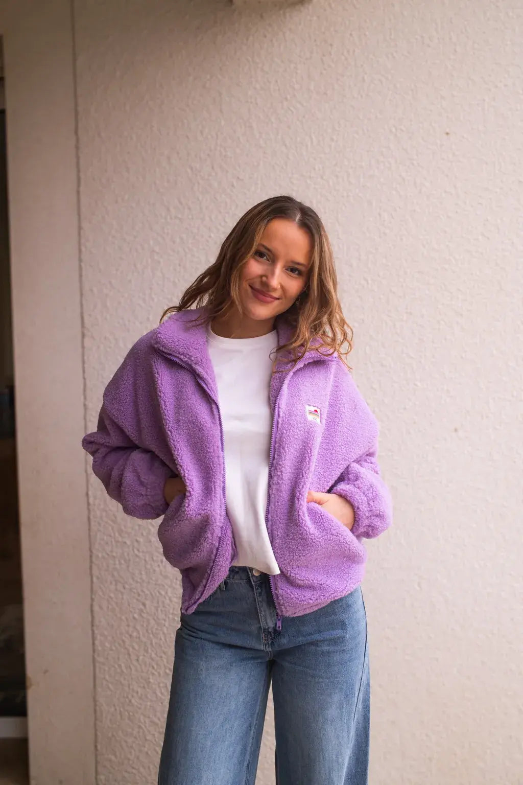 Veste polaire Sofia lilas